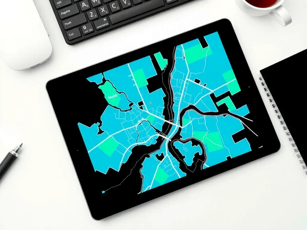 Market share heat mapping visualization